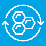 Icon showing collagen-boosting and cell regeneration from Radial Shock Wave Therapy.