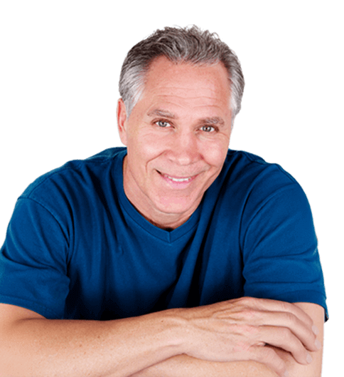 Happy mature man symbolising regained pelvic floor strength and freedom through HIFEM therapy