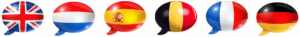 Costa Med Osteopaths we speak English, Dutch, Spanish, Belgian (Flemish), French and German