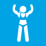 Icon of a person celebrating, symbolising improved confidence after body contouring treatment